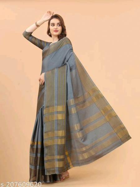Ritika Lining Cotton Silk Daily Wear Sarees Catalog
